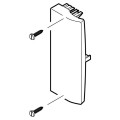Embout Planet Wattohm pour goulotte Logix 45 et universelle 100x50mm blanc artic