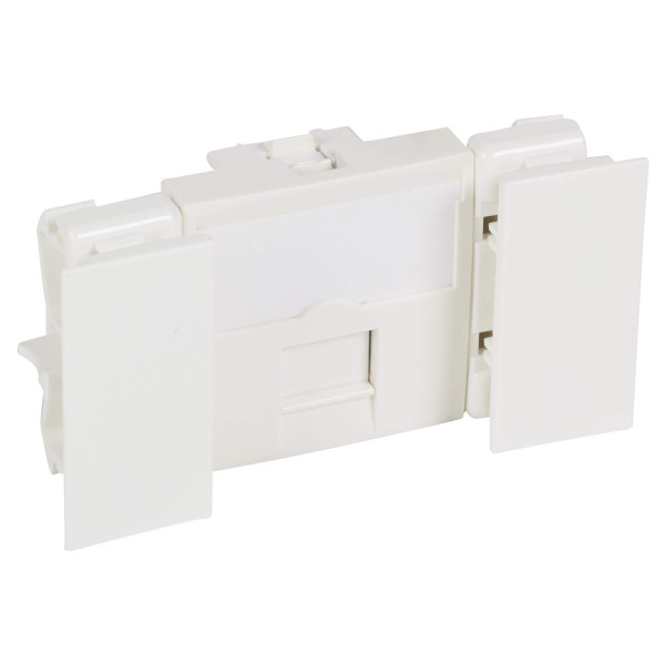 Planet Wattohm - Prise RJ45 catégorie 6 écrantée (FTP) 2 modules - Antibactérien
