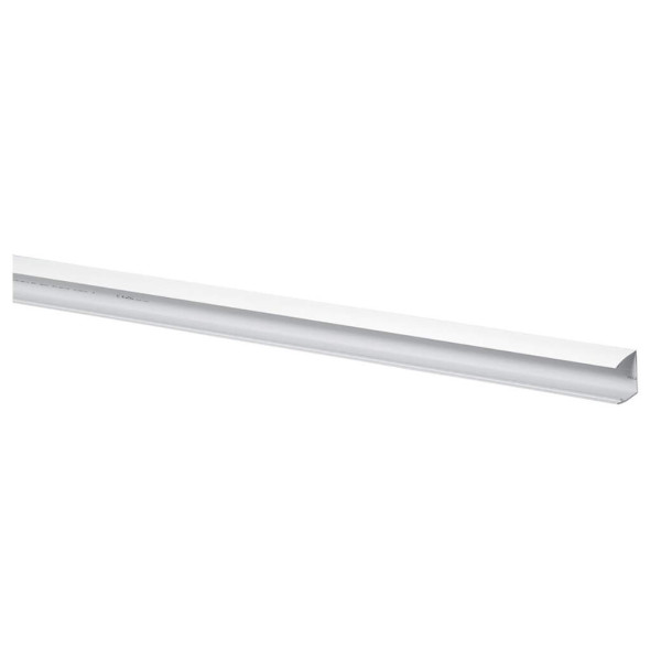 Goulotte 50x50mm Planet Wattohm Logix 45 1 compartiment avec fond seul blanc artic