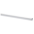 Goulotte 50x50mm Planet Wattohm Logix 45 1 compartiment avec fond seul blanc artic