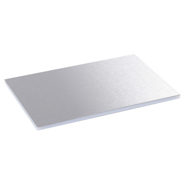 Plaque inox  boite standard 12/18m