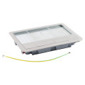 Cadre + couvercle boite standard metal finition inox 8/12m