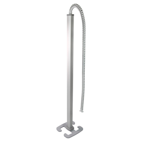 Colonne mobile 1 compartiment Planet Wattohm Logix 45 hauteur 2m avec corps et couvercles alu 