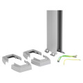 Colonne 2 compartiments Planet Wattohm Logix 45 à clippage direct hauteur 2,67 à 4,50m aluminium
