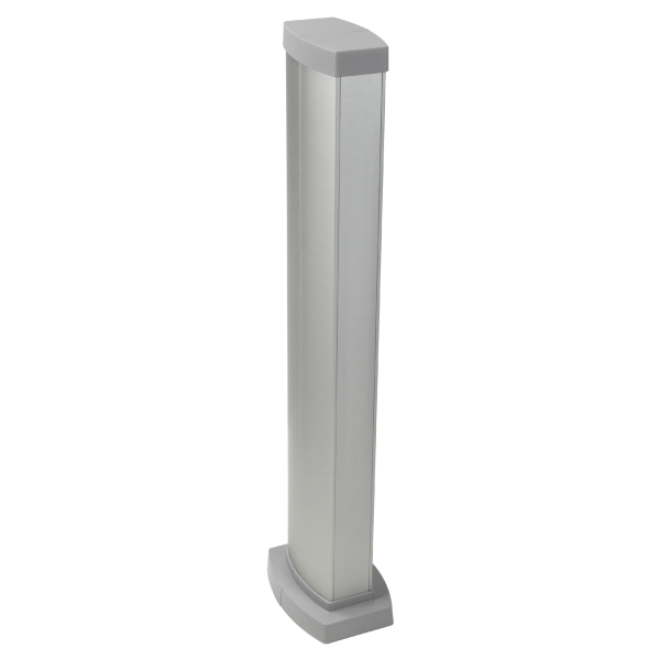 Colonnette 2 compartiments logix 0,68m aluminium