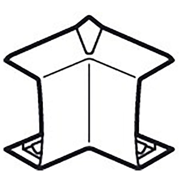 Angle intérieur Planet Wattohm pour moulure Keva 20x10mm blanc artic