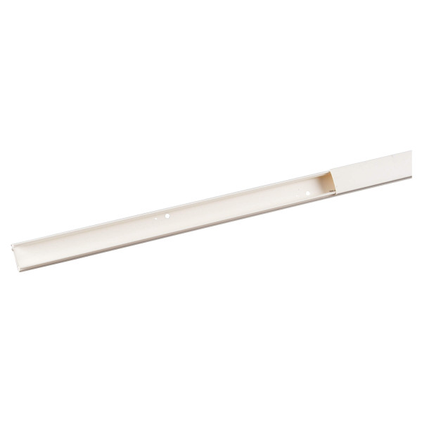 Moulure 22x12mm Planet Wattohm Keva 1 compartiment blanc artic