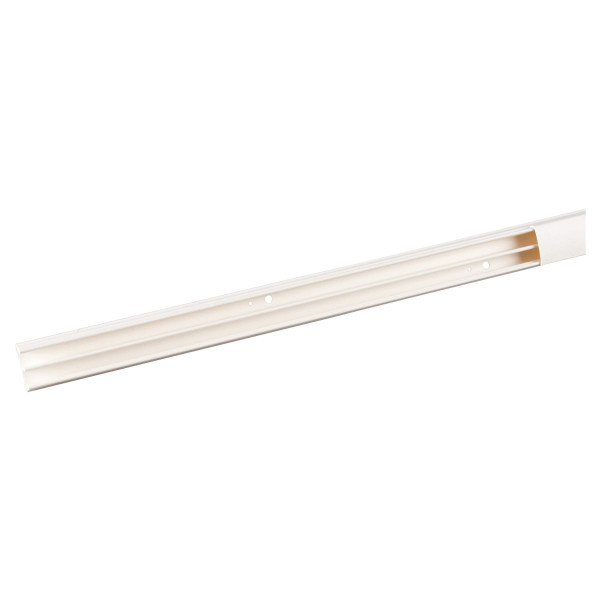 Moulure 22x12mm Planet Wattohm Keva 2 compartiments blanc artic