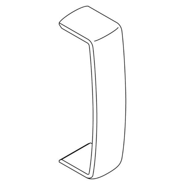 Joint de couvercle recouvrant Planet Wattohm pour moulure Keva 50x20mm blanc artic