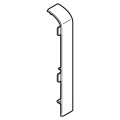 Joint de couvercle recouvrant Planet Wattohm pour plinthe Keva 80x20mm blanc artic