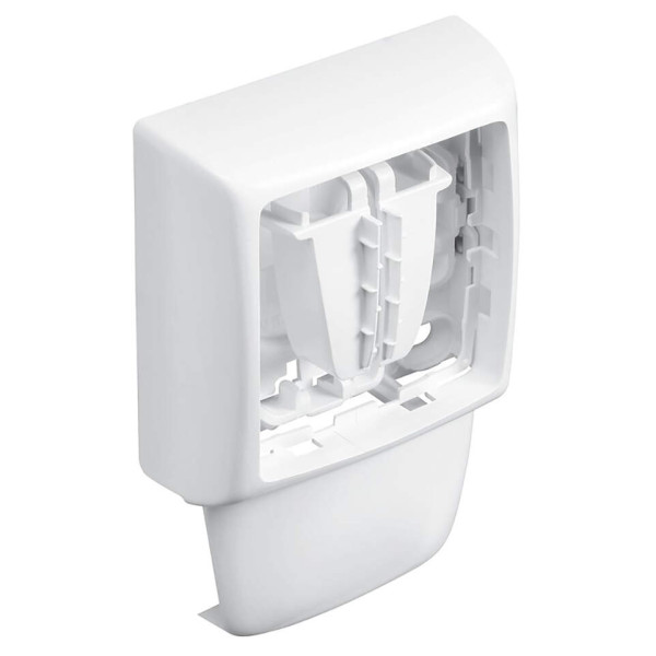 Cadre simple en saillie Planet Wattohm Keva pour moulure 32x12mm blanc artic