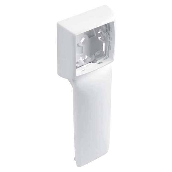 Cadre simple en saillie Planet Wattohm Keva pour moulure 125x20mm blanc artic