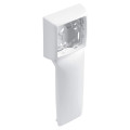 Cadre simple en saillie Planet Wattohm Keva pour moulure 125x20mm blanc artic