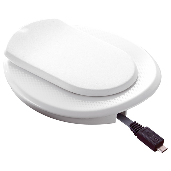 Planet Wattohm - Point de connexion pour bureau avec chargeur USB - Blanc