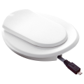 Planet Wattohm - Point de connexion pour bureau avec chargeur USB - Blanc