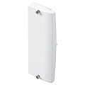 Embout Planet Wattohm pour goulotte Logix 130x50mm blanc artic