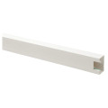 Goulotte 85x50mm Planet Wattohm Logix 45 1 compartiment avec fond seul blanc artic