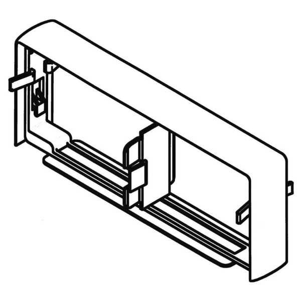 Joint de fond Planet Wattohm Logix pour goulotte universel et ZH 85x50mm aluminium