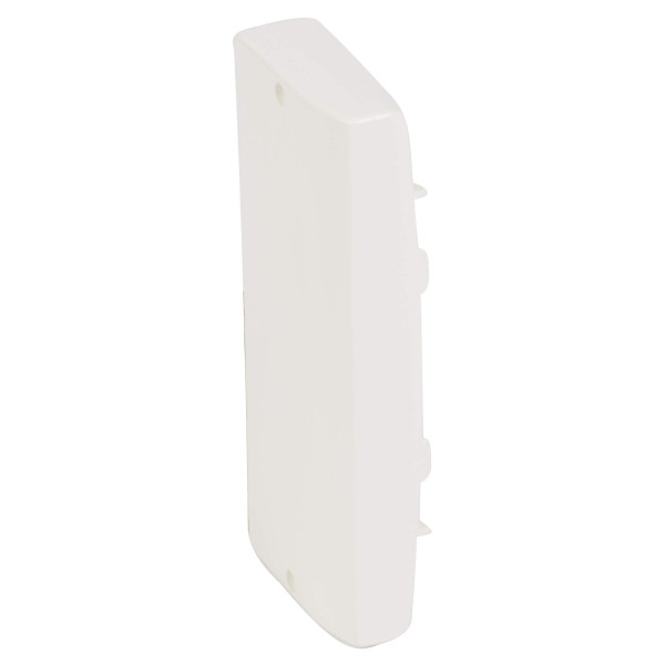 Embout Planet Wattohm pour goulotte Logix 45 130x50mm blanc artic antimicrobien