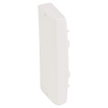 Embout Planet Wattohm pour goulotte Logix 45 130x50mm blanc artic antimicrobien