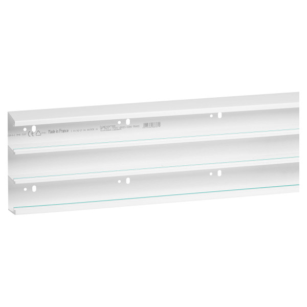 Planet Wattohm - Logix 45 - 160 x 50 Antibactériennne Fond PVC 3 compartiments (fond livré seul, rajouter 3 couvercles)