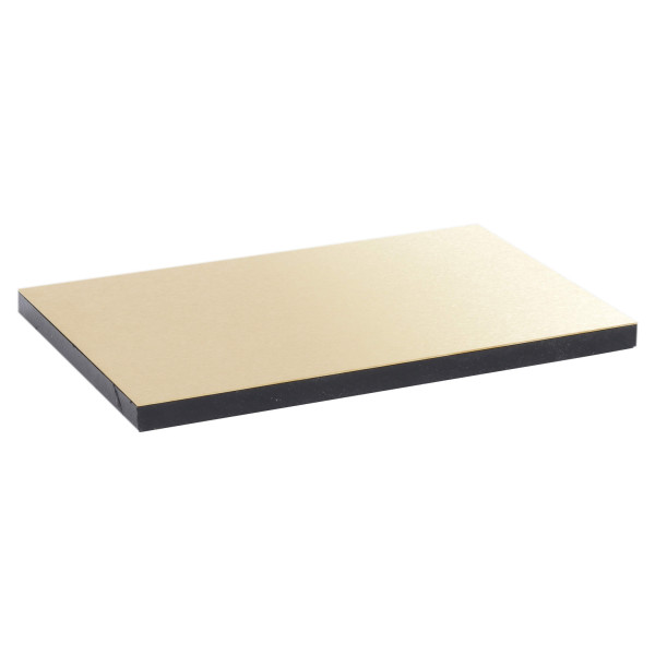 Plaque finition laiton boite standard metal 12/18m