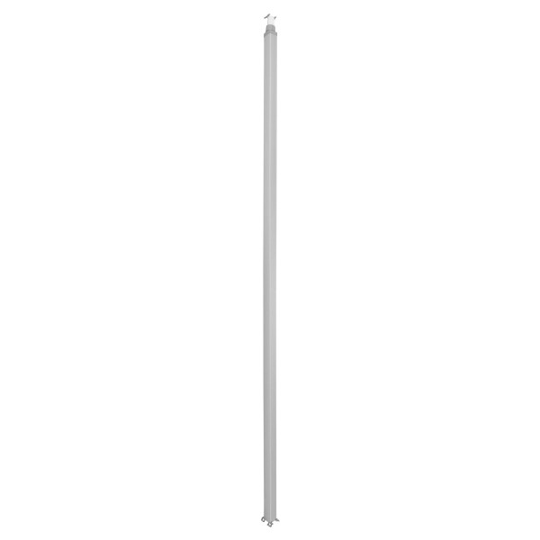 Colonne 1 compartiment Planet Wattohm Logix 45 à clippage direct hauteur 3,92 à 5,3m aluminium