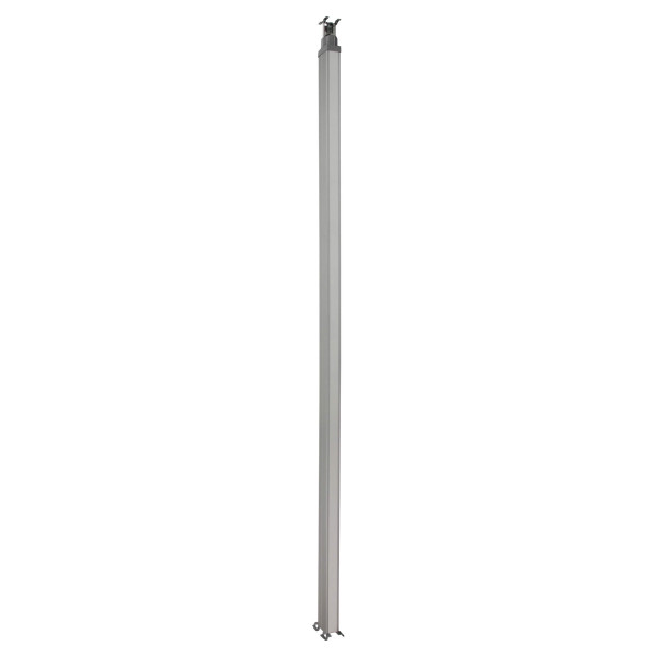 Colonne 1 compartiment Planet Wattohm Logix 45 hauteur 3,92 à 5,3m avec couvercles PVC blanc
