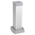 Colonnette 1 compartiment Planet Wattohm Logix 45 hauteur 0,30m aluminium