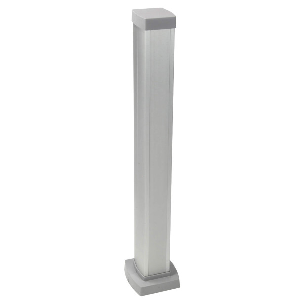 Colonnette 1 compartiment Planet Wattohm Logix 45 hauteur 0,68m aluminium