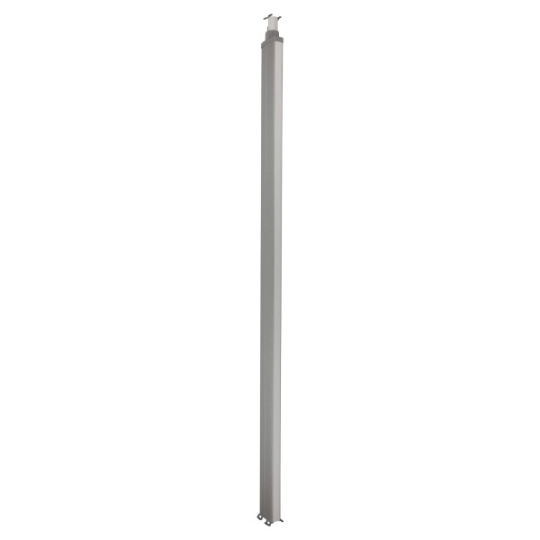 Colonne 2 cps logix 3,90m aluminium avec couvercles pvc blanc