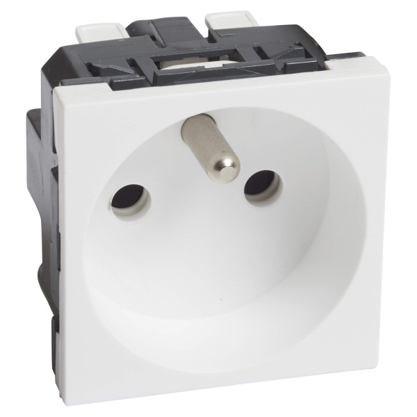 Planet Wattohm - Logix prise 2p+t auto blanc