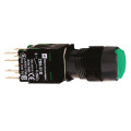 boutonpoussoir vert diam 16 à impulsion affleurant 1F
