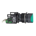 boutonpoussoir vert diam 16 à impulsion affleurant 1F
