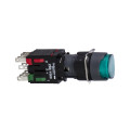 boutonpoussoir lumineux vert diam 16 à impulsion dépassant 24 V 1F