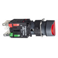 boutonpoussoir lumineux rouge diam 16 à impulsion affleurant 24 V 1O