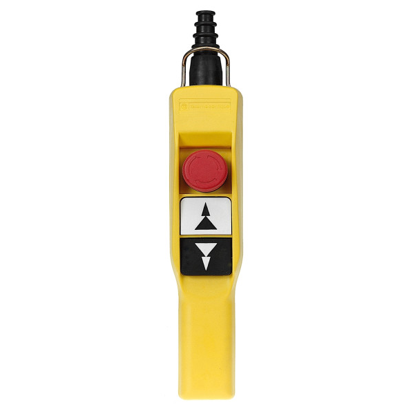 boîte pendante XACA pistol grip 2 poussoirs 1 arrêt d urgence