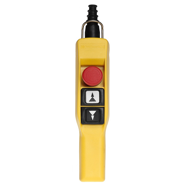 boîte pendante XACA pistol grip 2 poussoirs capuchonnés 1 arrêt d urgence