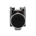 BOUTON POUSSOIR, NOIR, 1N O 1NC CONTACT