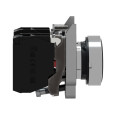 BOUTON POUSSOIR, NOIR, 1N O 1NC CONTACT
