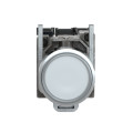 Harmony bt-pous lumineux blanc Ø22 - impulsion - <=250 V - 1O+1F