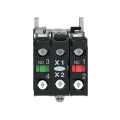 Harmony bt-pous lumineux blanc Ø22 - impulsion - <=250 V - 1O+1F