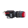boutonpoussoir lumineux rouge diam 16 à impulsion dépassant 24 V 1O