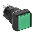 boutonpoussoir lumineux vert diam 16 à impulsion affleurant 24 V 1OF