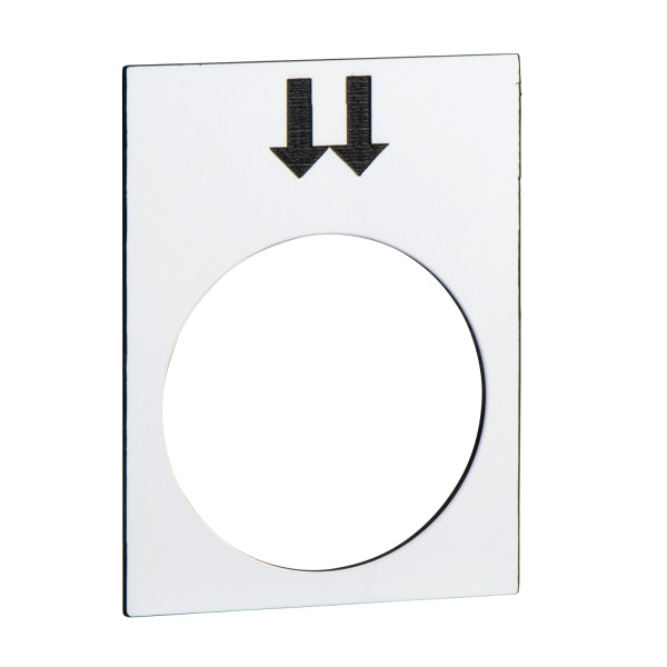 étiquette 30 x 40 mm blanc droite GV