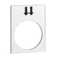étiquette 30 x 40 mm blanc droite GV