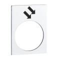 étiquette 30 x 40 mm blanc avant GV