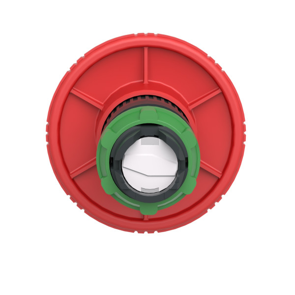 TETE ARRET URGENCE 60MM TOURNER POUR DEVEROUILLER EN418 A VERROUILLAGE BRUSQUE