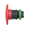 TETE ARRET URGENCE 60MM TOURNER POUR DEVEROUILLER EN418 A VERROUILLAGE BRUSQUE