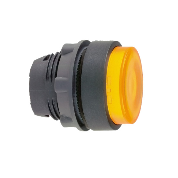 Harmony tête de bouton poussoir lumineux - Ø22 - orange - pour BA9s